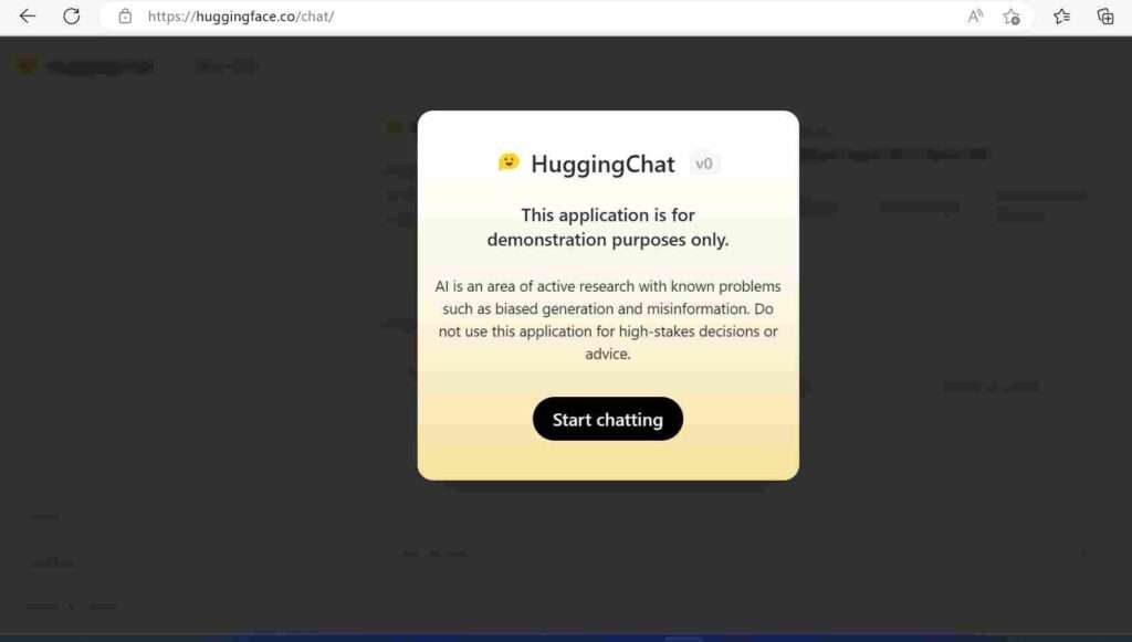 HuggingChat 2