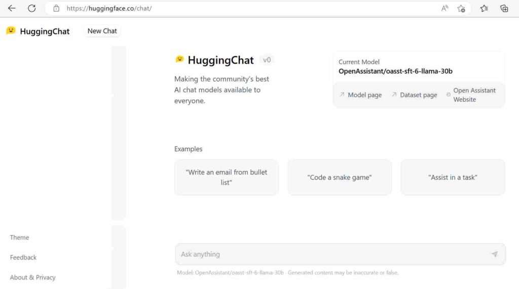 HuggingChat 3