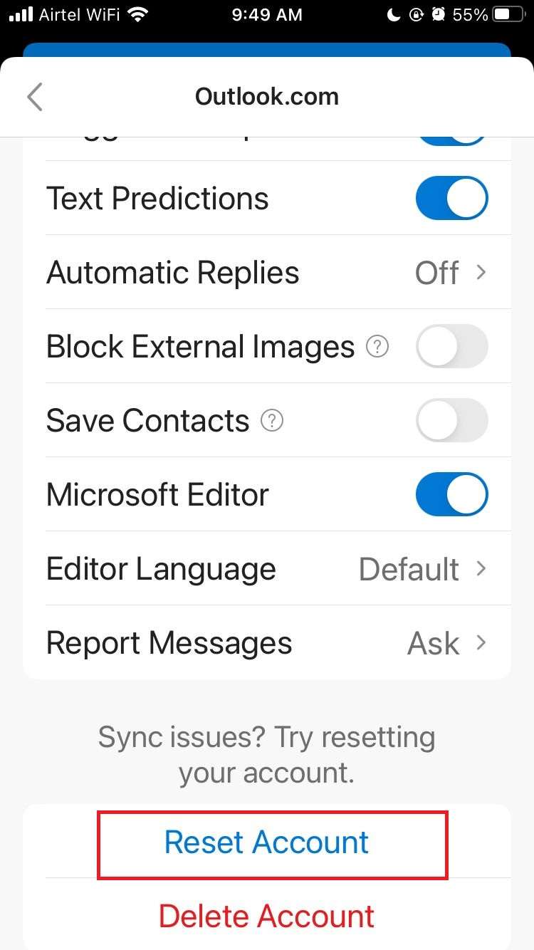 Outlook Android Password How to Change Outlook Passwords on Mobile - MambaPost
