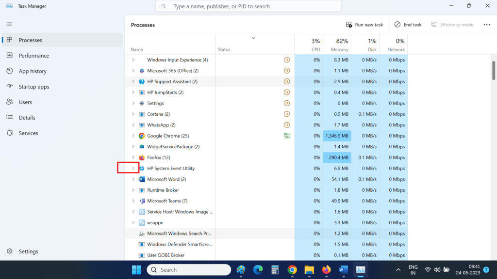 Efficiency mode4