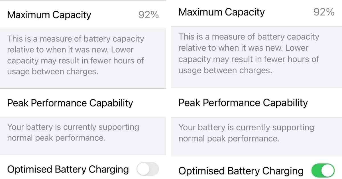 Optimized Battery Charging