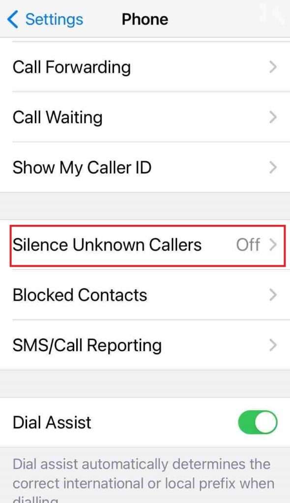 Block Scam Callers on iPhone2