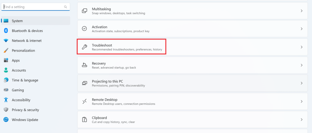 Run Network Troubleshooter2