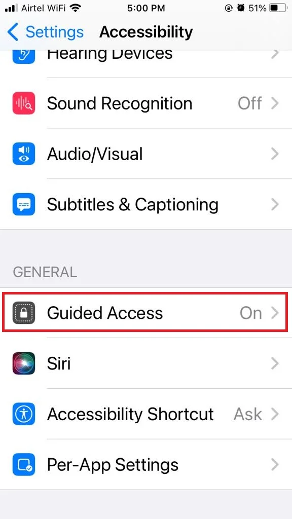 Fix Guided Access Not Working3