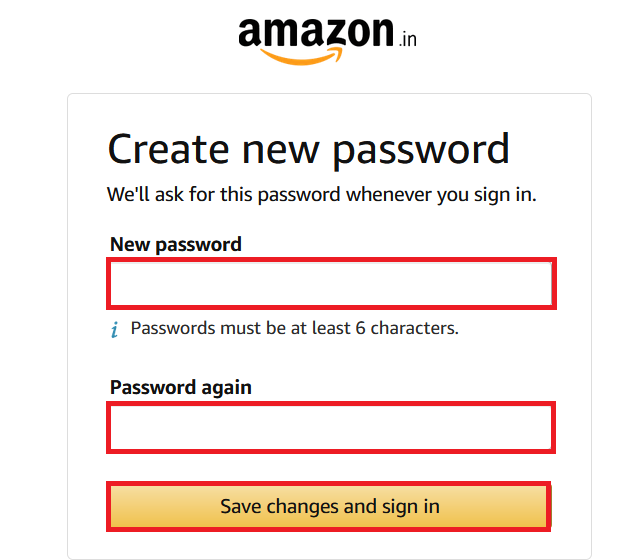 Reset Your Amazon Account Password14