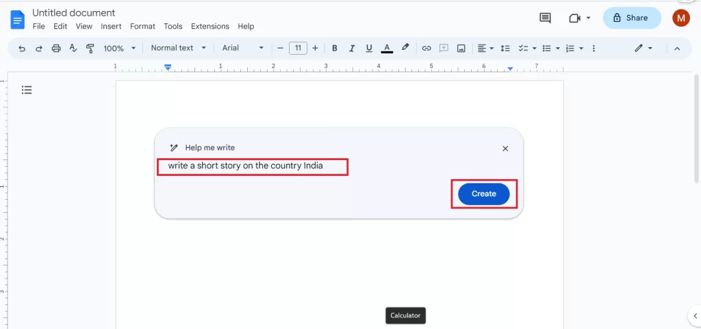 Use AI to Write Content IN Google-Docs9