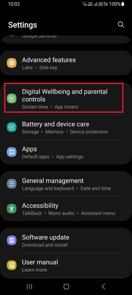 Digital Wellbeing method to set app time limits2