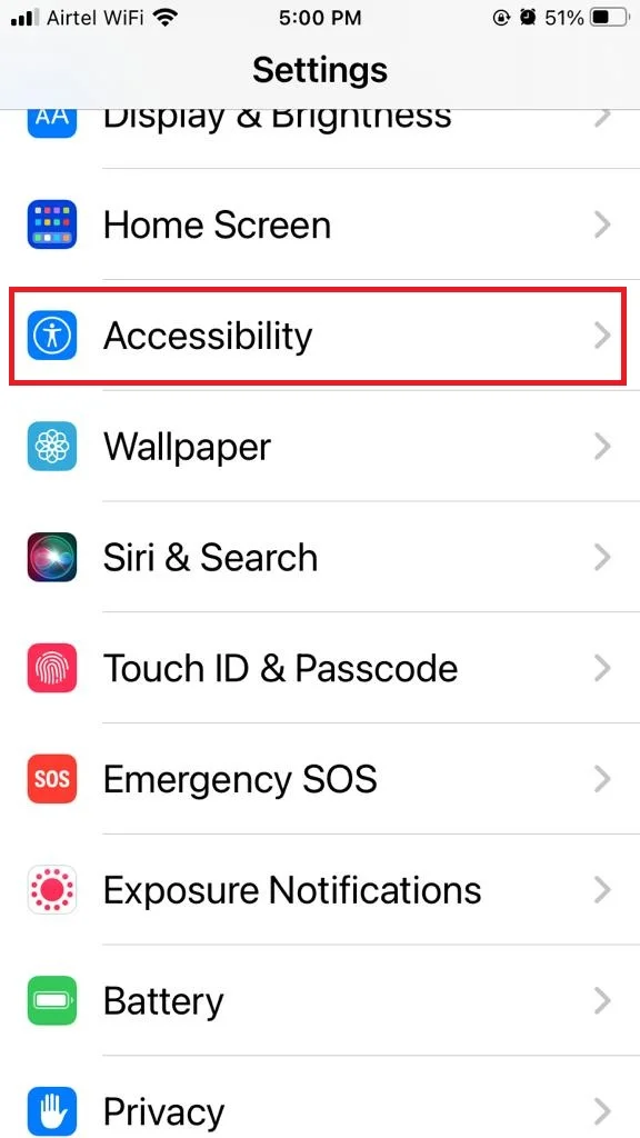 check marked in Accessibility Shortcut2