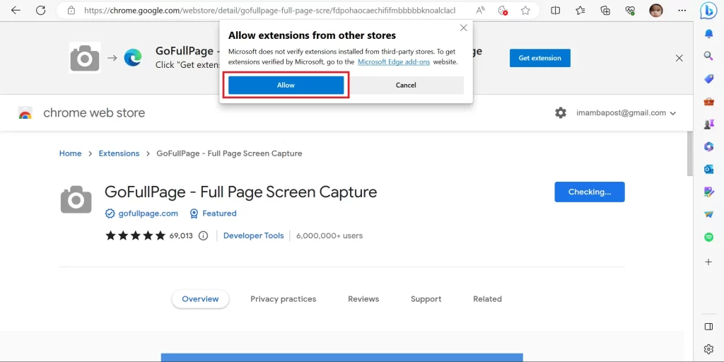 Screenshot GoFullPage Extension2