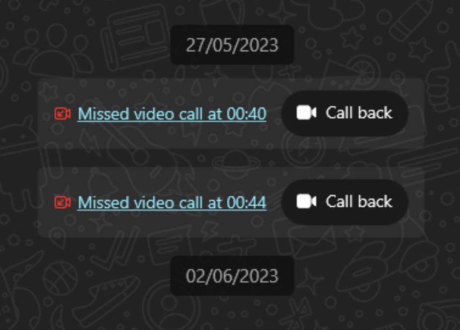WhatsApp Call Back