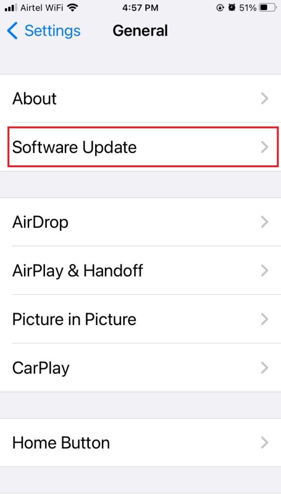  Update iOS to the latest version3
