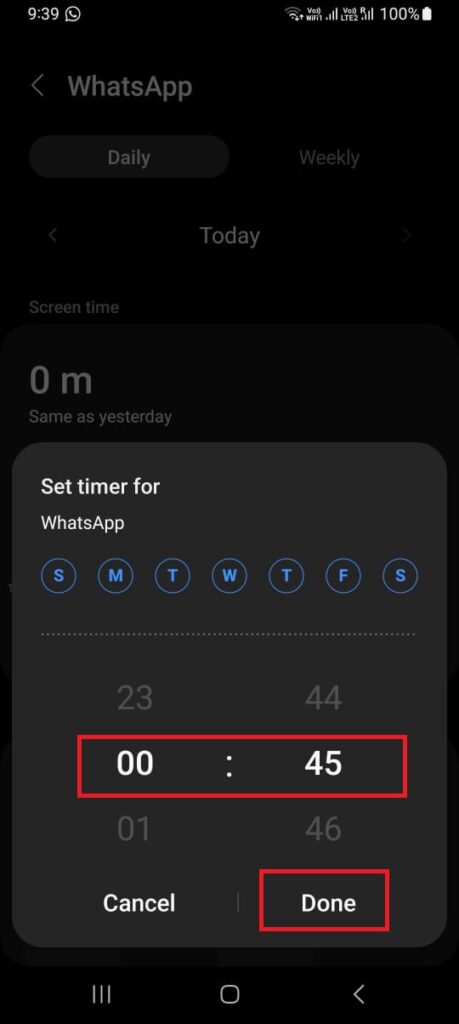 App Settings method to set app time limits6