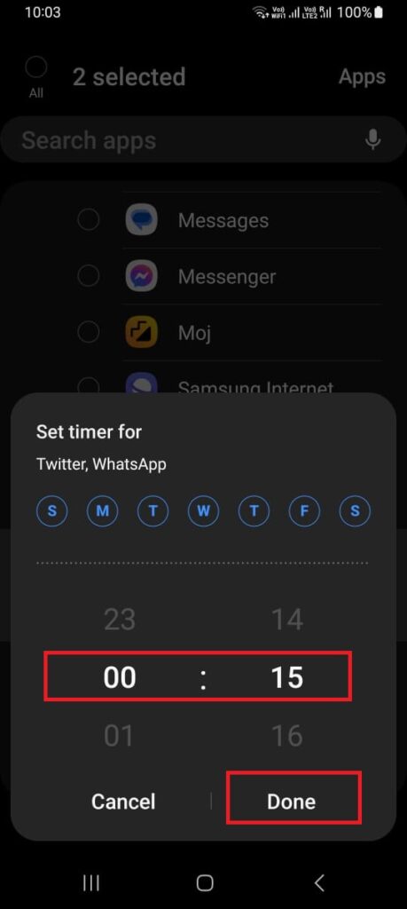 Digital Wellbeing method to set app time limits6