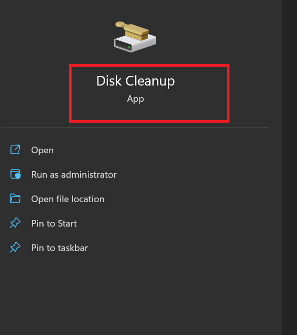 Disk Clean Up 1
