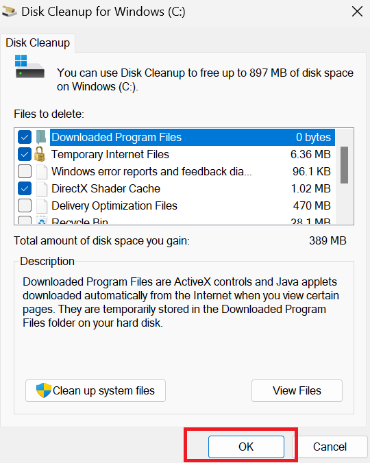 Disk Clean Up 4