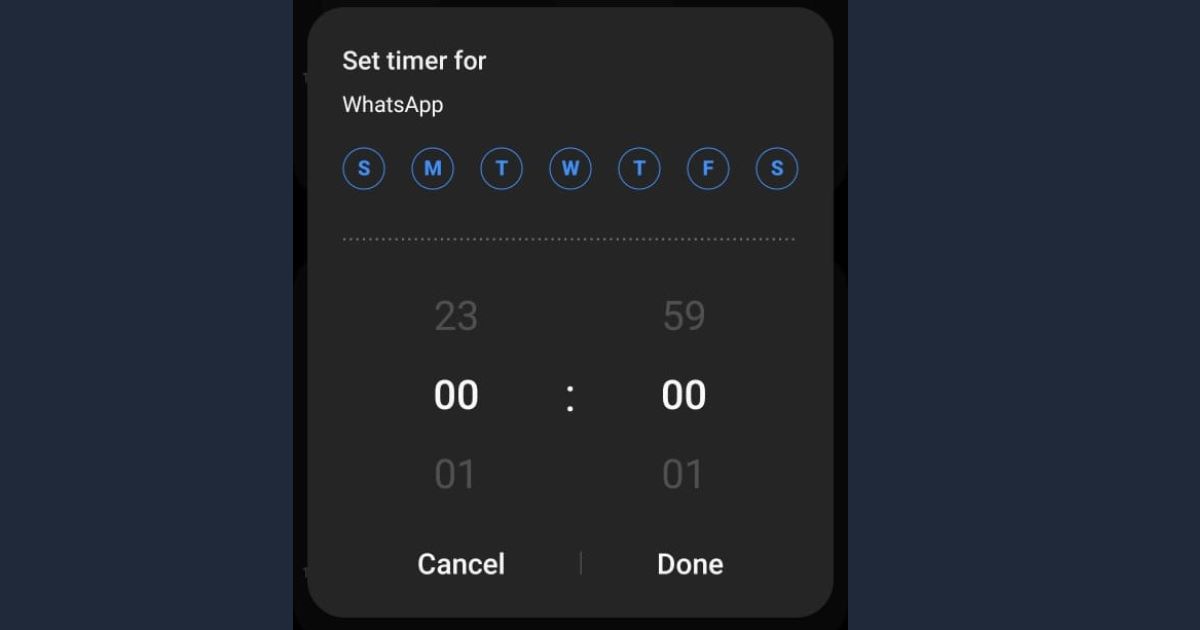 Set App Time Limits
