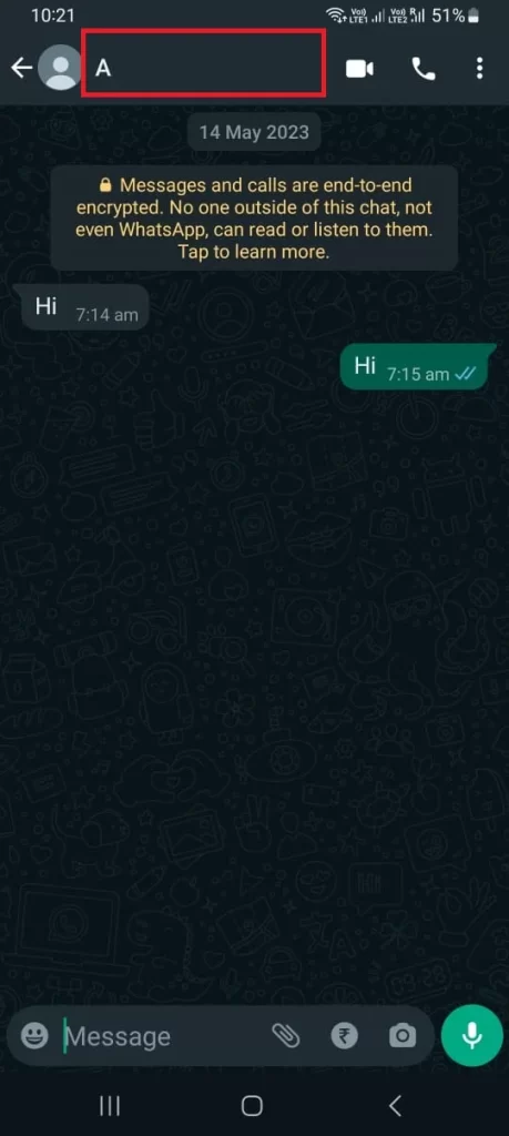 Lock WhatsApp Chat on Android3