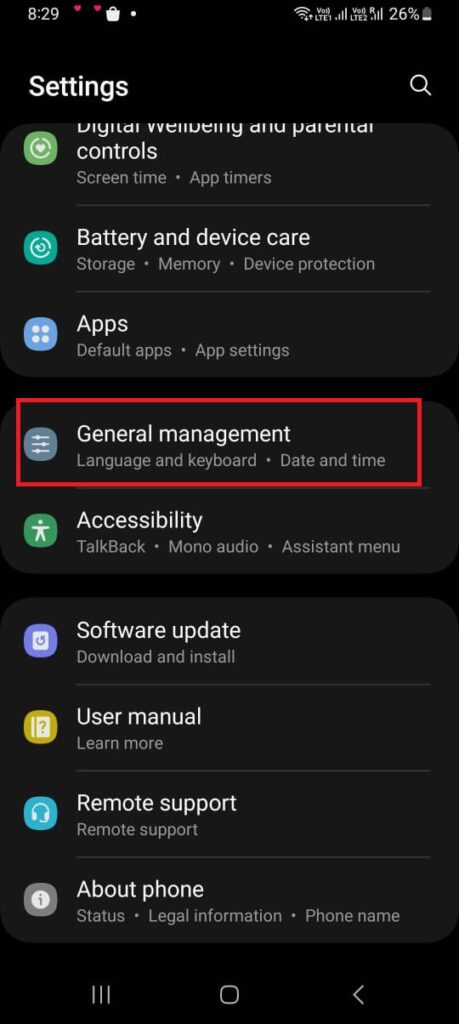 Change the Language on Android2