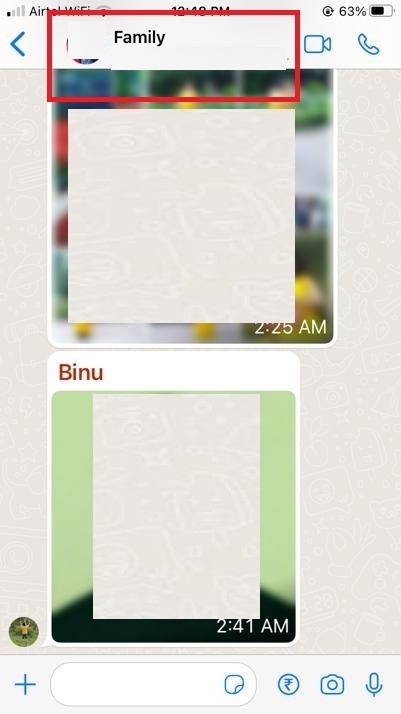 Lock WhatsApp Chat on iPhone12