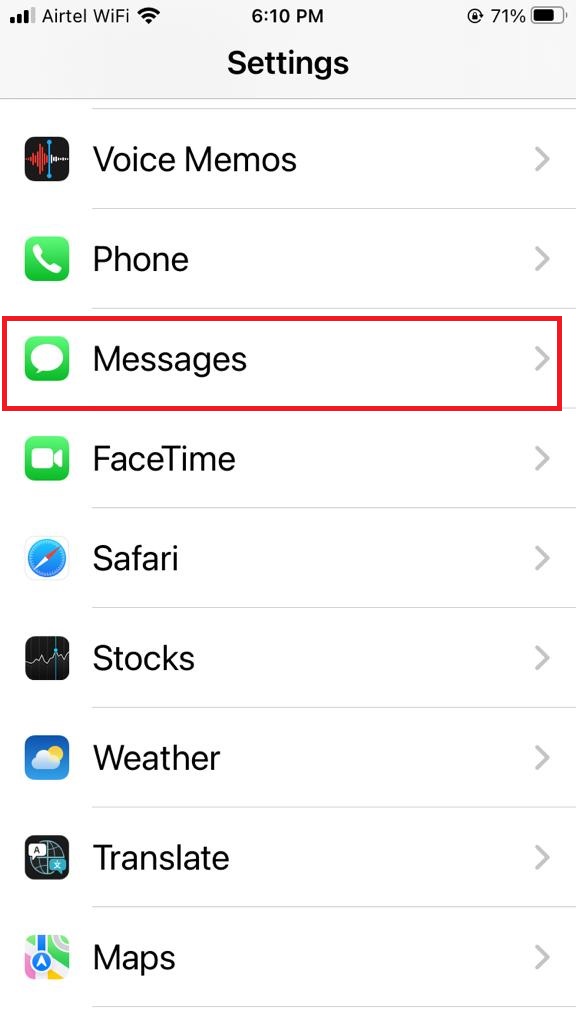 Hide the Notification Previews for the Messages app2