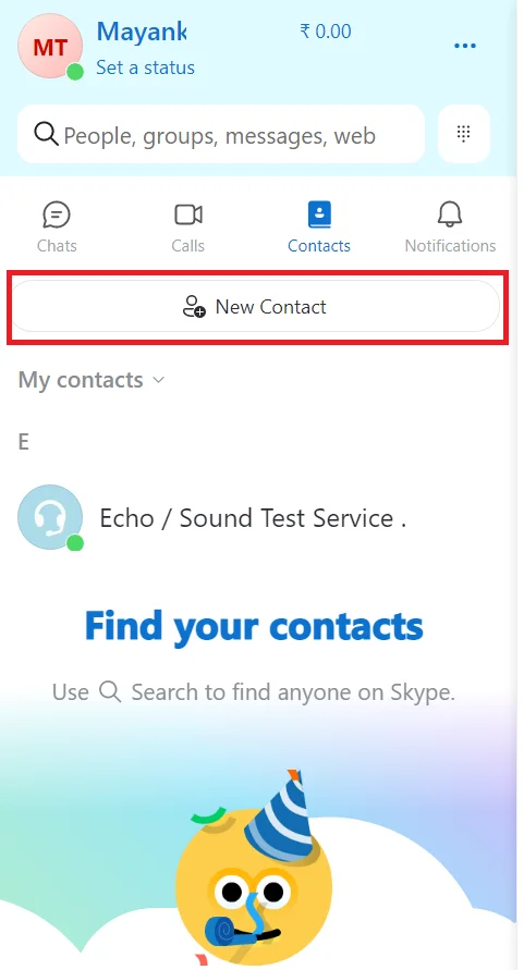 Install and Use Skype on Windows8