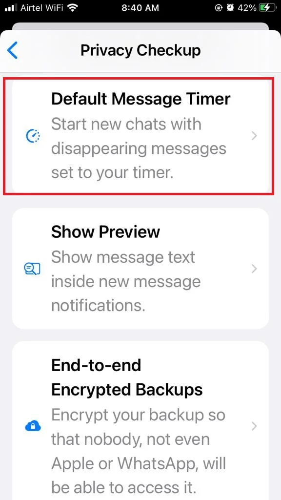 WhatsApp Privacy Checkup Add More Privacy to Your Chats1