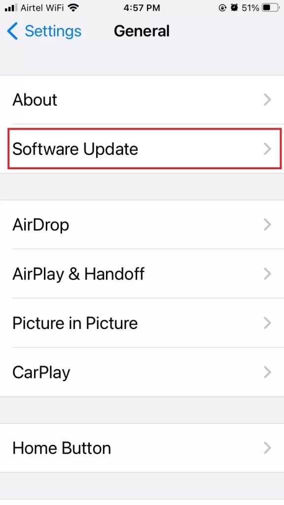 Software Update iOS to Latest Version3