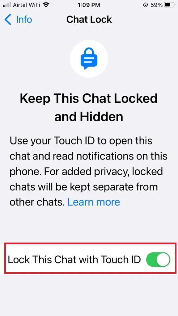 Disable Locked Chat6