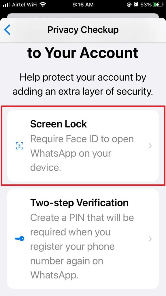 WhatsApp Privacy Checkup Add More Protection to Your Account1