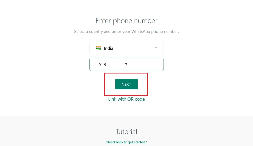 Login on WhatsApp Web with Mobile5
