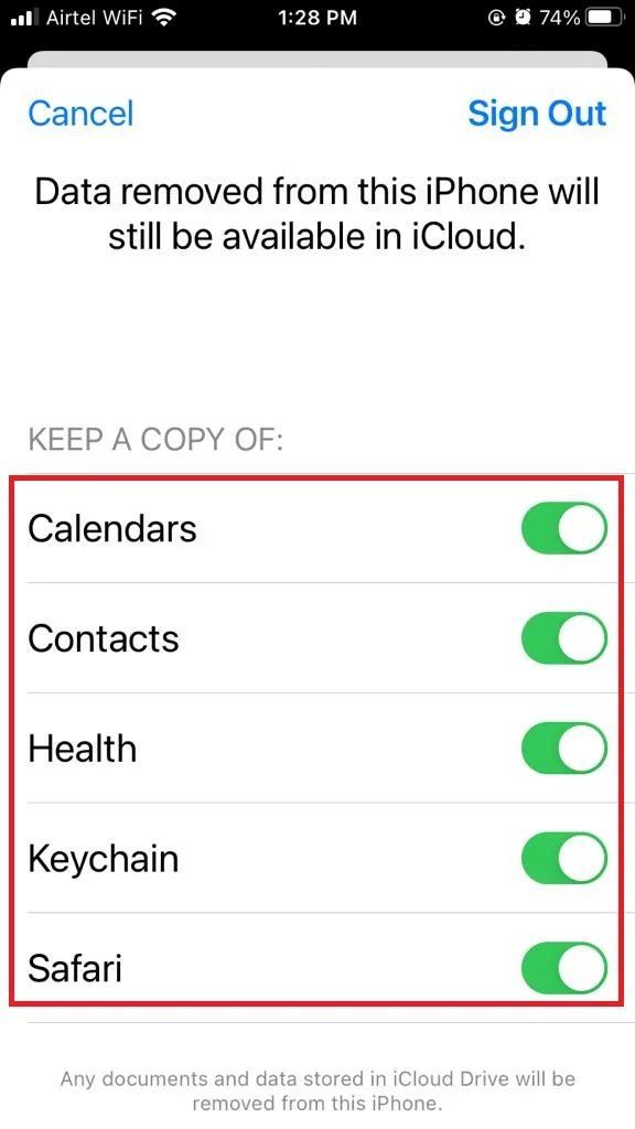 Update Apple ID Settings5