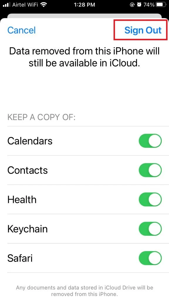 Update Apple ID Settings6