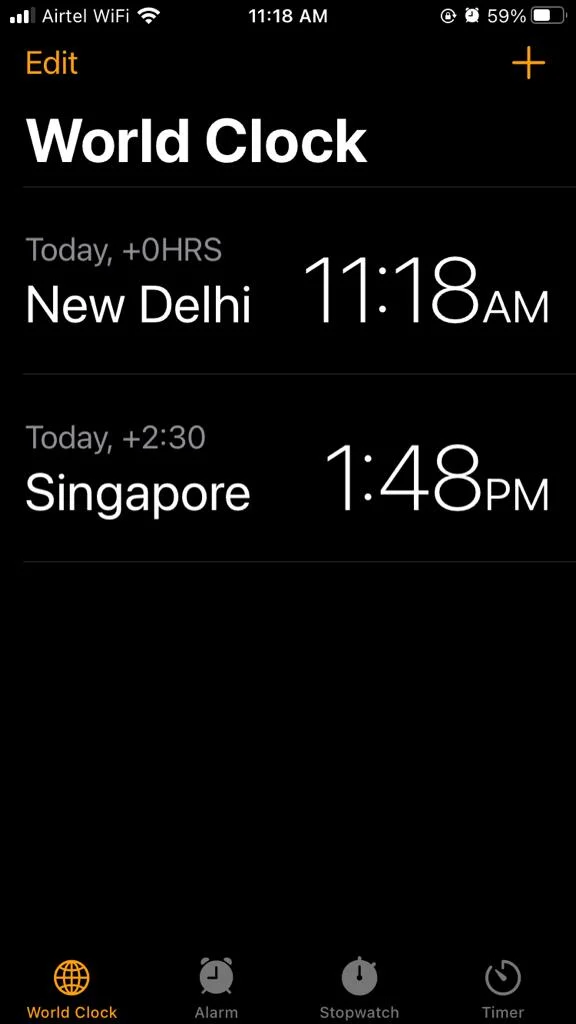 Set World Clocks on Your iPhone6