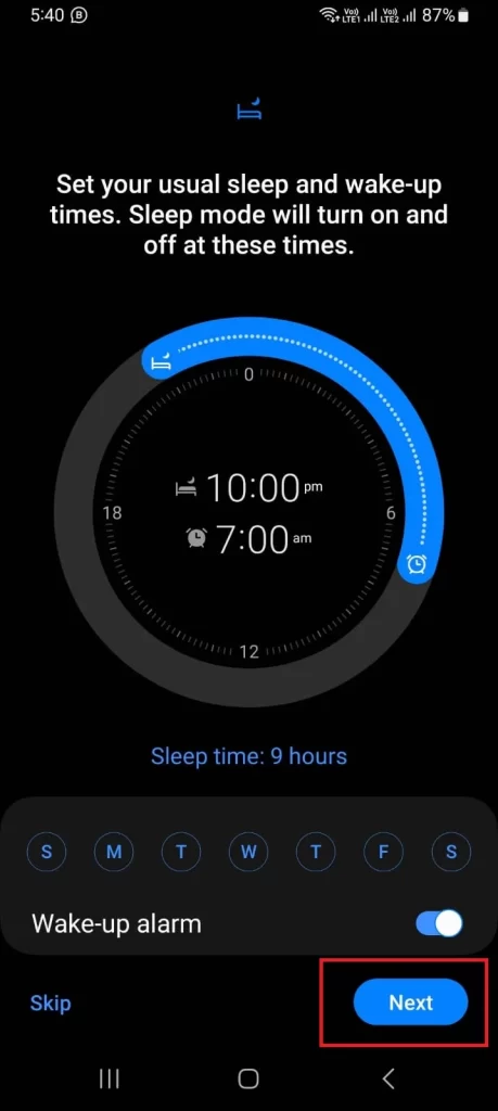 Activate Bedtime Mode on Android Phone6