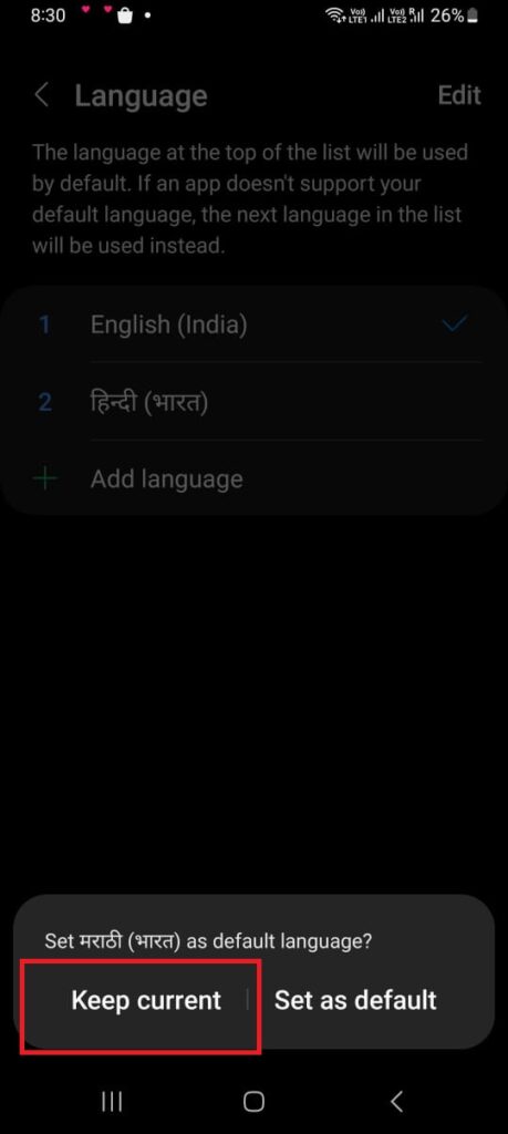 Change the Language on Android6