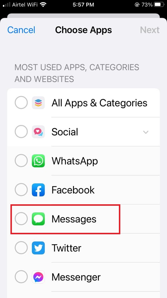 Lock Message App on iPhone6