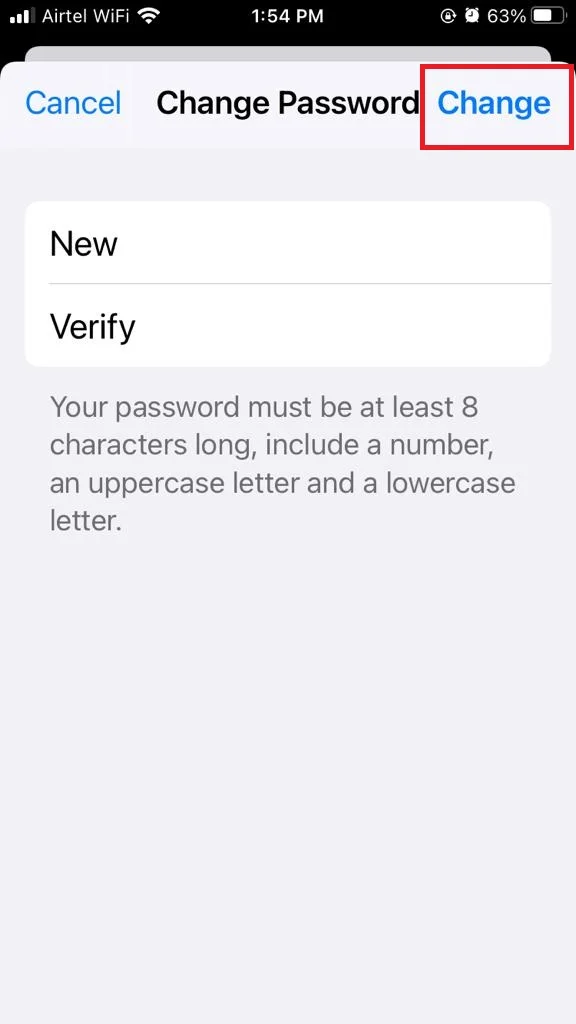 Reset your Apple ID password7
