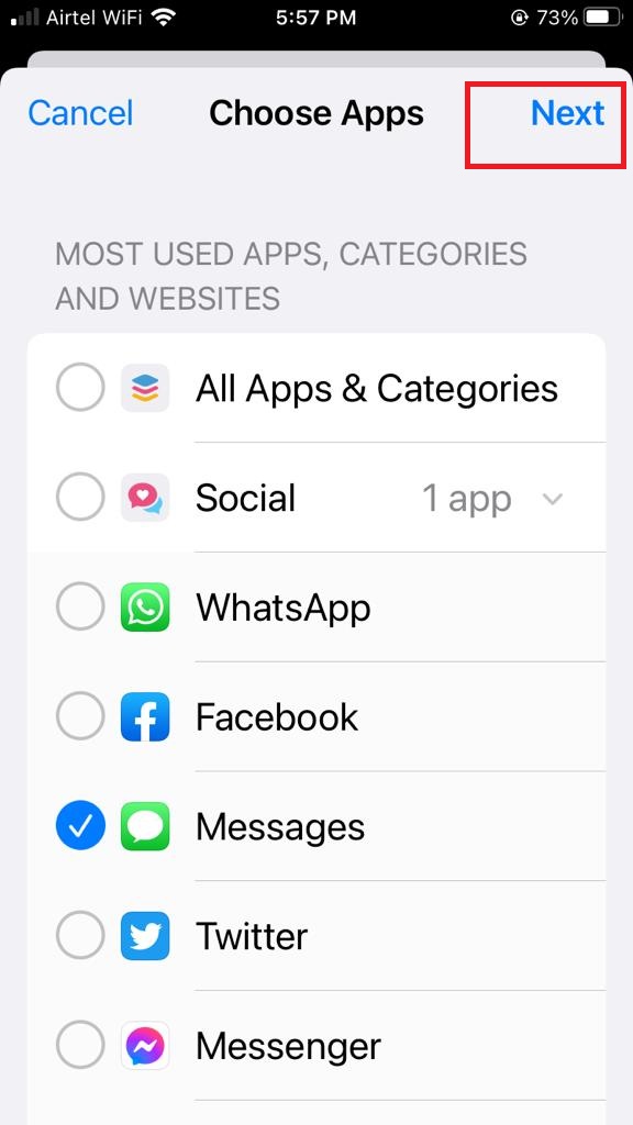 Lock Message App on iPhone7
