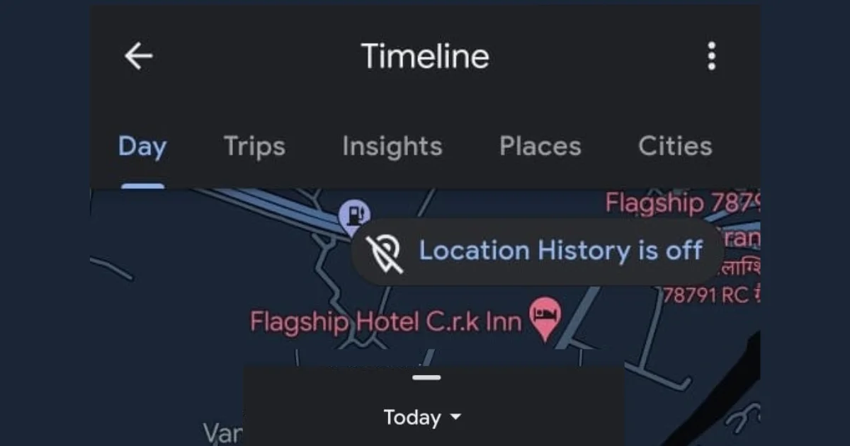 Enable The Google Maps Timeline