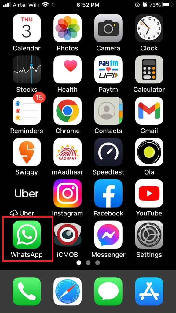 Share Screen on WhatsApp1