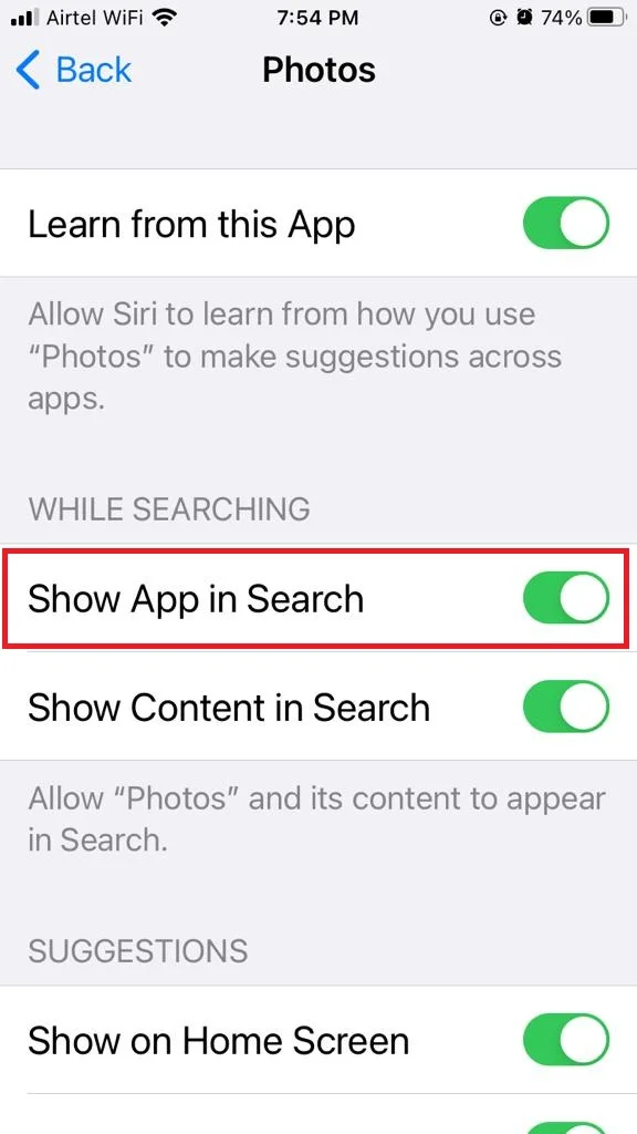 Exclude Photos from the Spotlight Search4