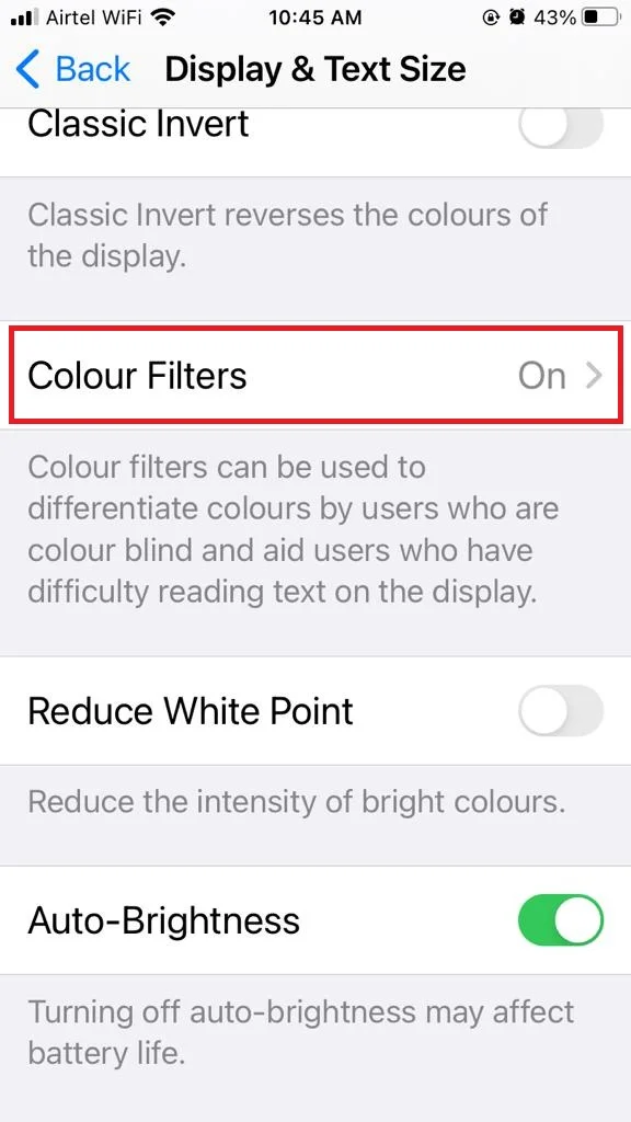 Fix iPhone Black-and-White Screen4