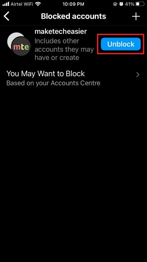 Block Someone on Instagram on Your iPhone9