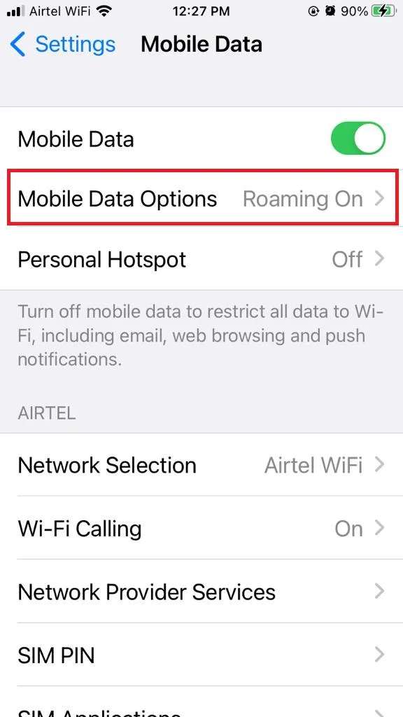 Select 4G or 5G Network Mode for Voice & Data2