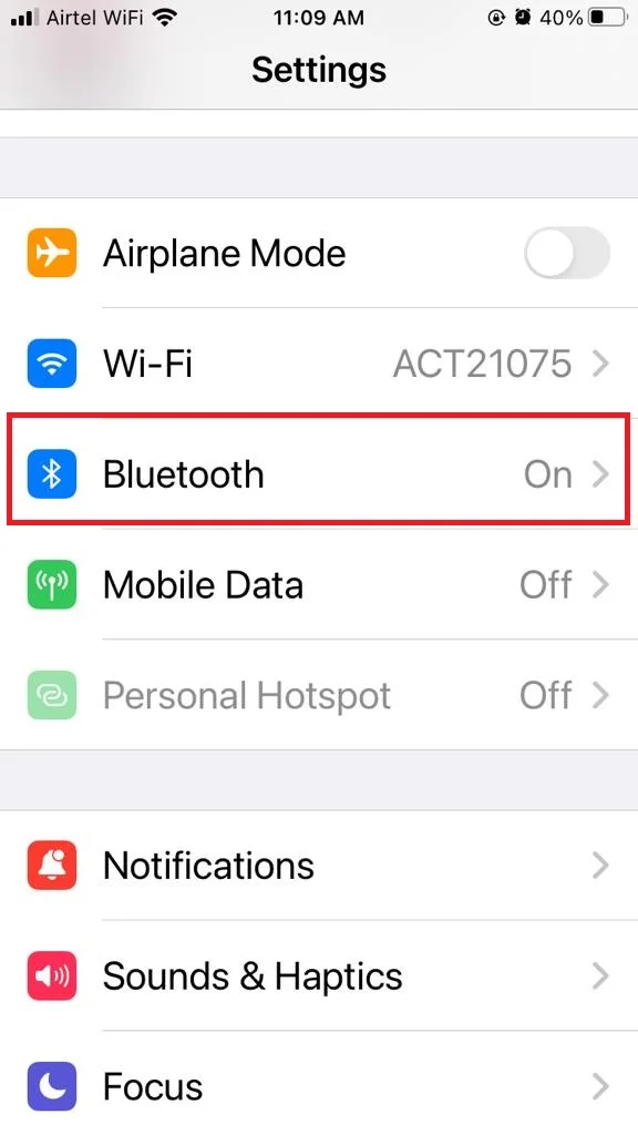  Disable Bluetooth2