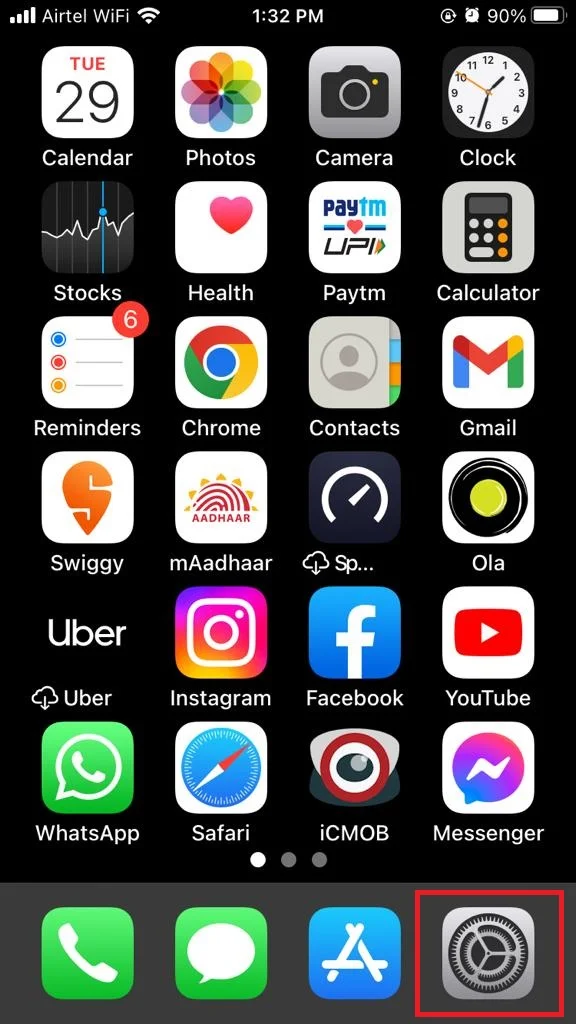 Enable Dark Mode on iPhone1