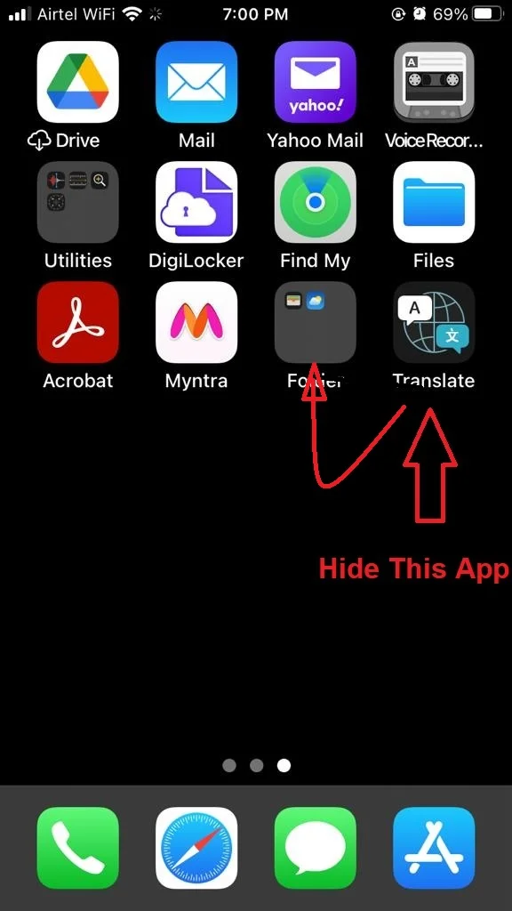 Hide Apps on Your iPhone7