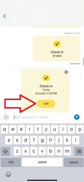 How to Edit the Apple Check In1