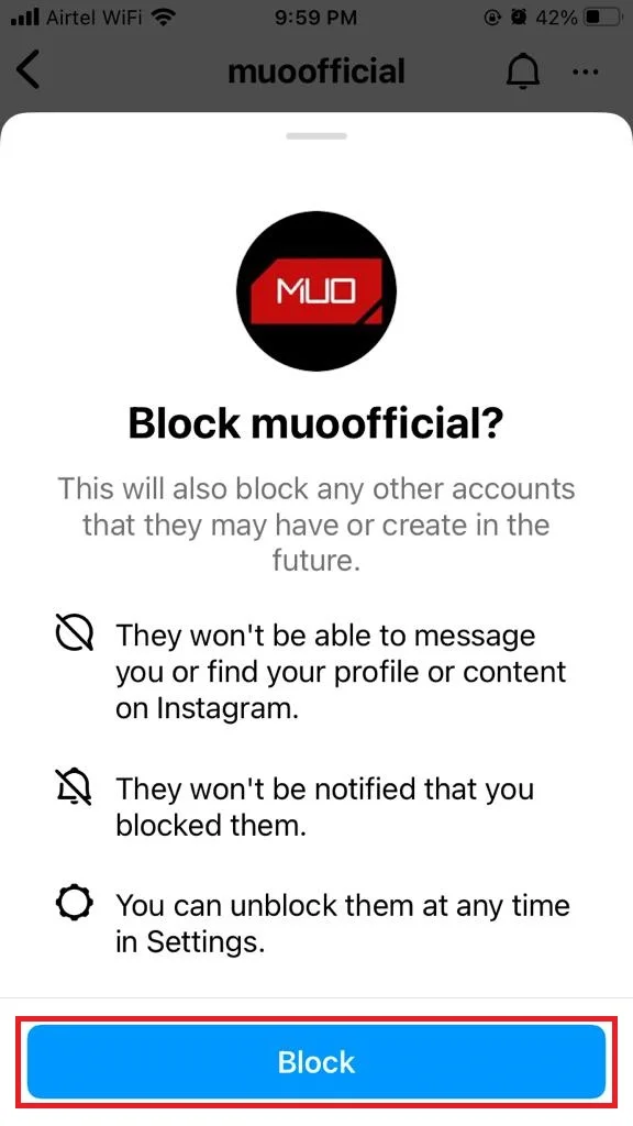 BlockSomeoneonInstagramonYouriPhone4