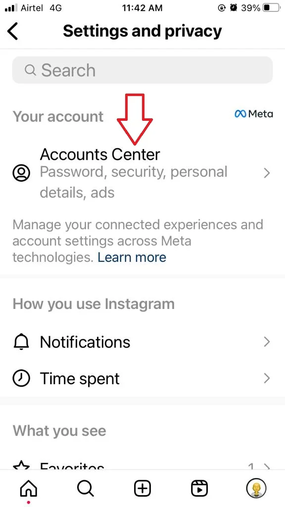 Reset or Change Instagram Password on iPhone3